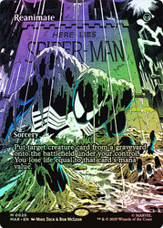 Reanimate (Borderless)\nMarvel Universe\nSingle\nMagic The Gathering