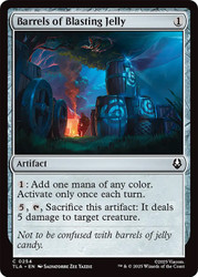 Barrels of Blasting Jelly\nAvatar: The Last Airbender\nSingle\nMagic The Gathering