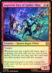 Superior Foes of Spider-Man\nMarvel's Spider-Man\nSingle\nMagic The Gathering