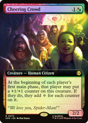 Cheering Crowd (Extended Art)\nMarvel's Spider-Man - Variants\nSingle\nMagic The Gathering