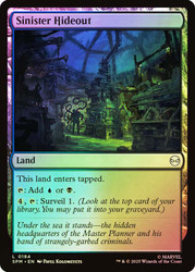 Sinister Hideout\nMarvel's Spider-Man\nSingle\nMagic The Gathering