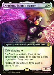 Arachne, Psionic Weaver (Extended Art)\nMarvel's Spider-Man - Variants\nSingle\nMagic The Gathering