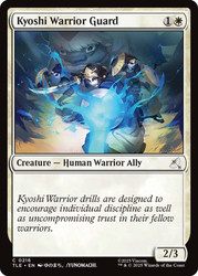 Kyoshi Warrior Guard\nAvatar: The Last Airbender Eternal\nSingle\nMagic The Gathering