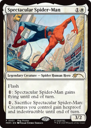 Spectacular Spider-Man (Play Promo)\nPromo: General\nSingle\nMagic The Gathering