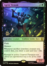 Agent Venom (Prerelease) (Marvel's Spider-Man)\nPromo: Date Stamped\nSingle\nMagic The Gathering