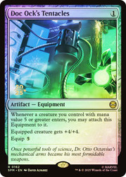 Doc Ock's Tentacles (Prerelease) (Marvel's Spider-Man)\nPromo: Date Stamped\nSingle\nMagic The Gathering
