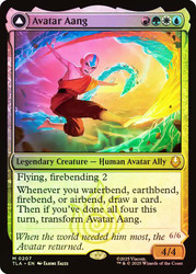 Avatar Aang // Aang, Master of Elements\nAvatar: The Last Airbender\nSingle\nMagic The Gathering