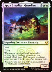 Appa, Steadfast Guardian\nAvatar: The Last Airbender\nSingle\nMagic The Gathering