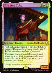 Fire Lord Zuko\nAvatar: The Last Airbender\nSingle\nMagic The Gathering