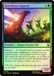 Rebellious Captives\nAvatar: The Last Airbender\nSingle\nMagic The Gathering