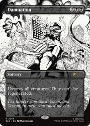 Damnation (Marvel) (Secret Lair) (#2019) (Borderless)\nPromo: General\nSingle\nMagic The Gathering