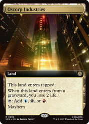 Oscorp Industries (Extended Art)\nMarvel's Spider-Man - Variants\nSingle\nMagic The Gathering