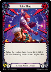 Take That! (Red)
Super Slam
Single
Flesh and Blood