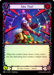 Take That! (Red)
Super Slam
Single
Flesh and Blood