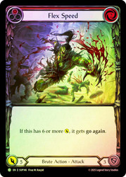 Flex Speed (Red)
Super Slam
Single
Flesh and Blood