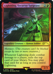 Lightning, Security Sergeant (Resale)\nPromo: General\nSingle\nMagic The Gathering