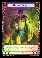 Humble Entrance (GEM Pack) (Extended Art)
Promotional Cards
Single
Flesh and Blood