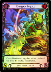 Energetic Impact (GEM Pack) (Extended Art)
Promotional Cards
Single
Flesh and Blood