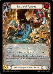 Fast and Furious (GEM Pack) (Extended Art)
Promotional Cards
Single
Flesh and Blood