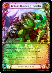 Tuffnut, Bumbling Hulkster (Calling) (Extended Art)
Promotional Cards
Single
Flesh and Blood