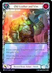 Old Leather and Vim (Prerelease) (Extended Art)
Promotional Cards
Single
Flesh and Blood