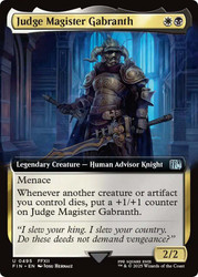 Judge Magister Gabranth (Extended Art)\nFINAL FANTASY - Variants\nSingle\nMagic The Gathering