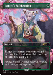 Tamiyo's Safekeeping (Furby) (Secret Lair) (Borderless)\nPromo: General\nSingle\nMagic The Gathering