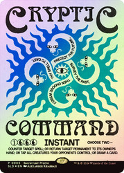 Cryptic Command (Secret Lair Promo) (Borderless)\nPromo: General\nSingle\nMagic The Gathering