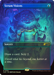 Serum Visions (Furby) (Secret Lair) (#2323) (Borderless)\nPromo: General\nSingle\nMagic The Gathering