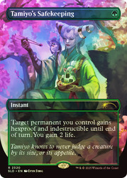 Tamiyo's Safekeeping (Furby) (Secret Lair) (Borderless)\nPromo: General\nSingle\nMagic The Gathering