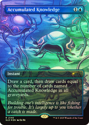 Accumulated Knowledge (Secret Lair) (Borderless)\nPromo: General\nSingle\nMagic The Gathering