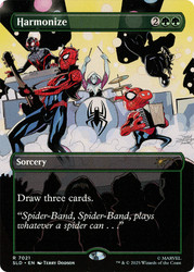 Harmonize (Marvel) (Secret Lair) (#7021) (Borderless)\nPromo: General\nSingle\nMagic The Gathering