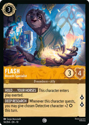 Flash - Records Specialist
Whispers in the Well
Single
Lorcana