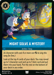 Might Solve a Mystery
Whispers in the Well
Single
Lorcana