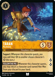Taran - Pig Keeper
Whispers in the Well
Single
Lorcana