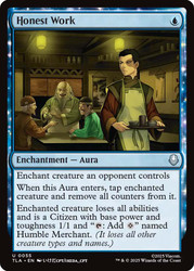 Honest Work\nAvatar: The Last Airbender\nSingle\nMagic The Gathering