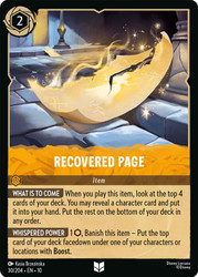 Recovered Page
Whispers in the Well
Single
Lorcana