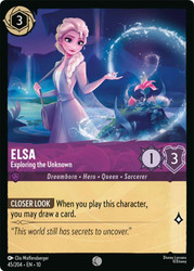 Elsa - Exploring the Unknown
Whispers in the Well
Single
Lorcana