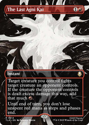 The Last Agni Kai (Borderless)\nAvatar: The Last Airbender - Variants\nSingle\nMagic The Gathering