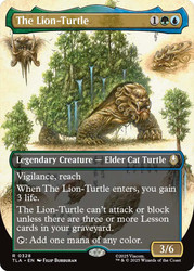 The Lion-Turtle (Borderless)\nAvatar: The Last Airbender - Variants\nSingle\nMagic The Gathering