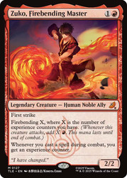 Zuko, Firebending Master\nAvatar: The Last Airbender Eternal\nSingle\nMagic The Gathering