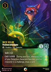 Nick Wilde - Persistent Investigator (Enchanted)
Whispers in the Well
Single
Lorcana
