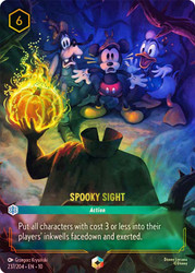 Spooky Sight (Enchanted)
Whispers in the Well
Single
Lorcana