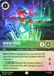 Robin Hood - Ephemeral Archer (Epic)
Whispers in the Well
Single
Lorcana