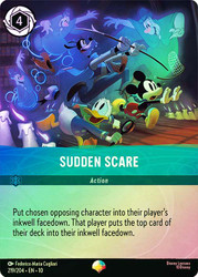 Sudden Scare (Epic) (Borderless)
Whispers in the Well
Single
Lorcana