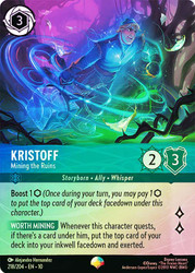 Kristoff - Mining the Ruins (Epic) (Borderless)
Whispers in the Well
Single
Lorcana
