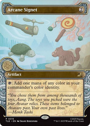 Arcane Signet (Showcase)\nAvatar: The Last Airbender Eternal Variants\nSingle\nMagic The Gathering