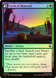 Cycle of Renewal\nAvatar: The Last Airbender\nSingle\nMagic The Gathering