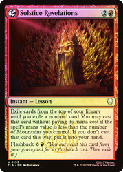 Solstice Revelations\nAvatar: The Last Airbender\nSingle\nMagic The Gathering