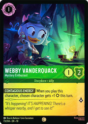 Webby Vanderquack - Mystery Enthusiast
Whispers in the Well
Single
Lorcana